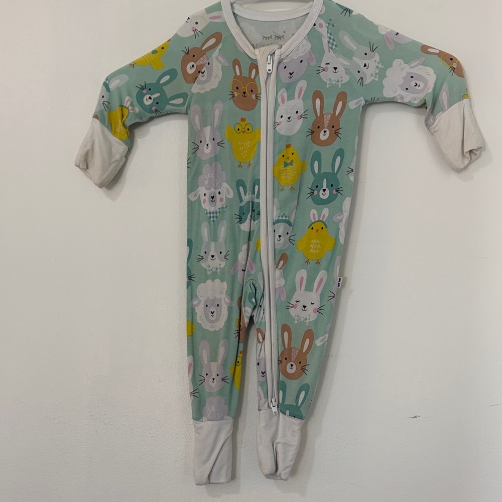 Little Sleepies Spring Print - Newborn